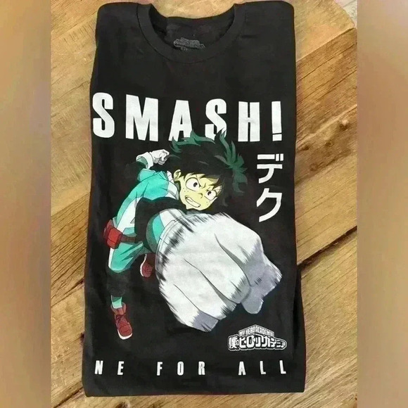 Funimation My Hero Academy Deku Smash t-shirt ~ M - Picture 1 of 4